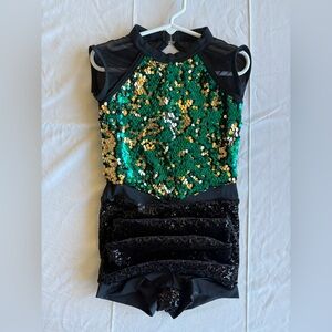 Weissman Dance Blue and Black Sequin Kids (Jazz/Tap)